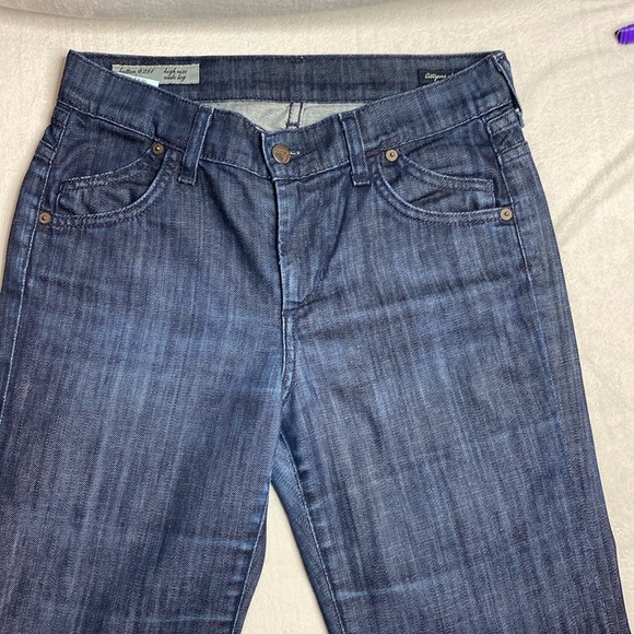 Citizens for Humanity Button stretch 251 high rise wide leg blue jeans size 25 - Picture 1 of 11